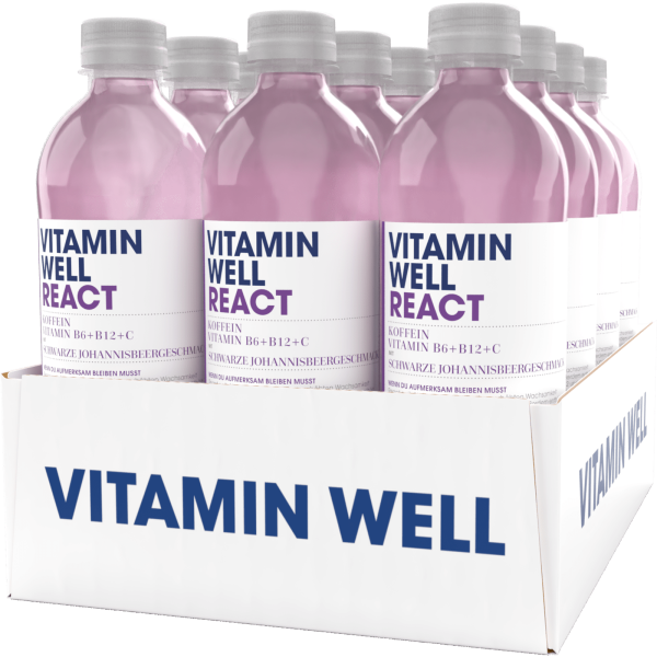 Vitamin Well React (12x500ml), Vitamin Well