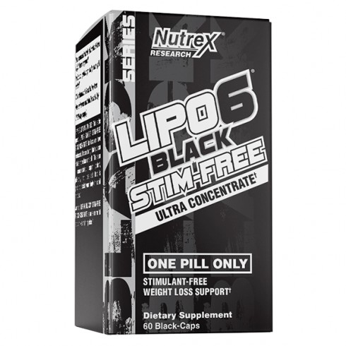 Lipo 6 Black Stim-Free (60 Caps), Nutrex
