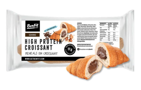 Protein Low Carb Croissant MHD 30.11.22 (78g), BenFit