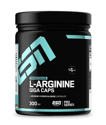 L-Arginine Giga Caps (300 Caps), ESN
