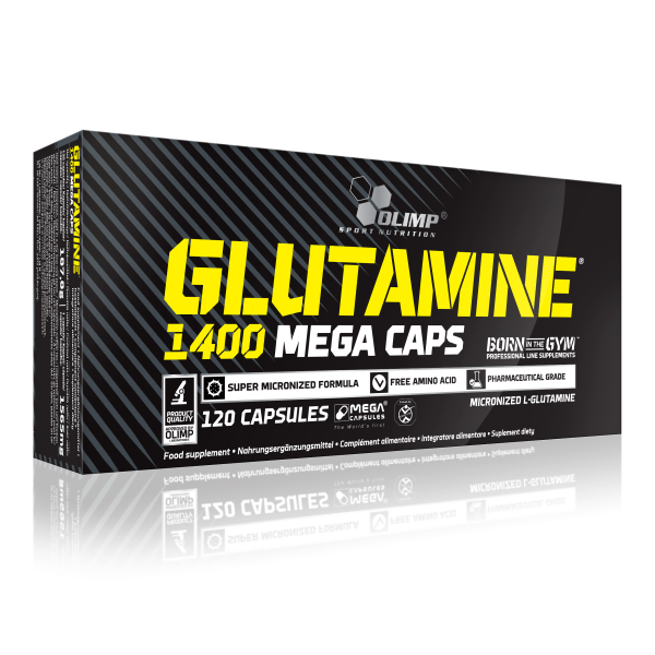 L-Glutamine Mega Caps 1400 (120 Caps), Olimp