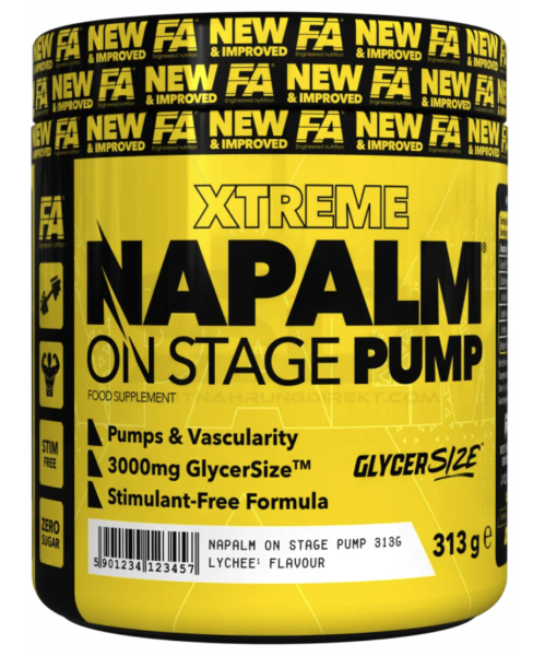Napalm On Stage Pump (313g), FA Nutrition