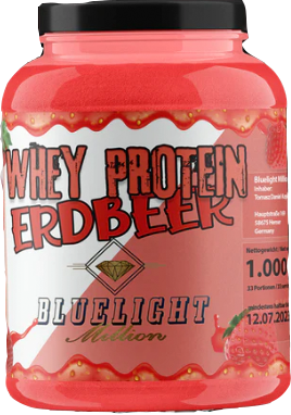 Whey Protein Erdbeere (1000g), Bluelight Million