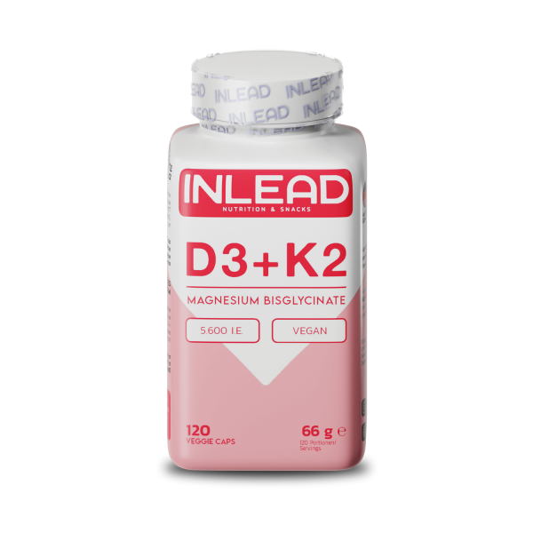 d3 + K2 + Magnesium (120 Caps), Inlead Nutrition