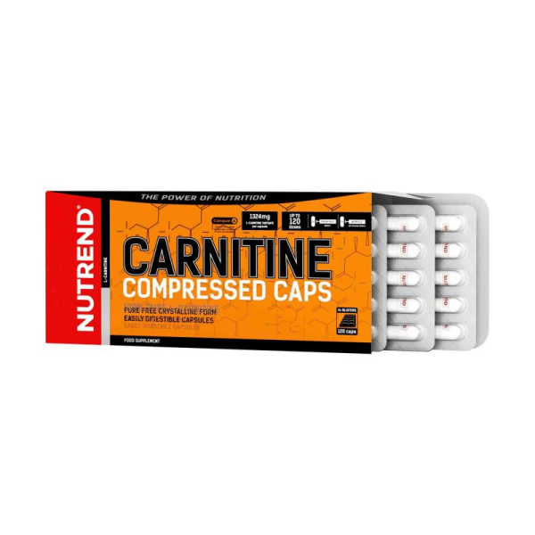 Carnitine Compressed Caps (120 Caps), Nutrend