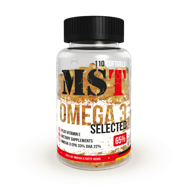 Omega 3 Selected (110 Softgels), MST Nutrition