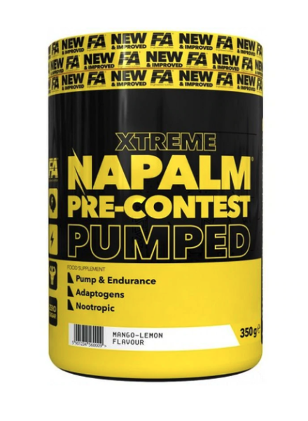 Napalm Pre-Contest Pumped Stimulant Free (350g), FA Nutrition
