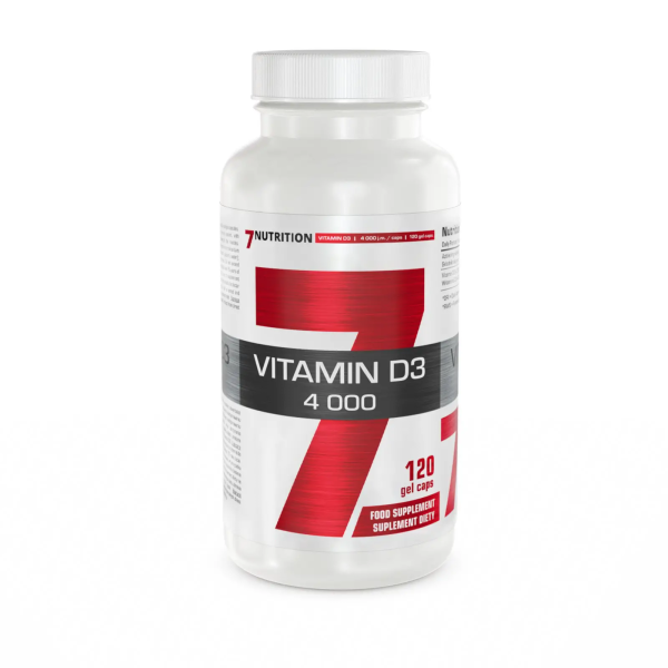 Vitamin D3 4000mg (120 Caps), 7 Nutrition
