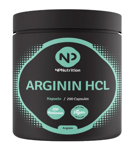 Arginin HCL (200 Caps), NP Nutrition