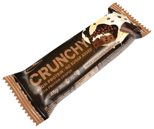 Crunchy Bar (45g), Ironmaxx - MHD 31.12.22