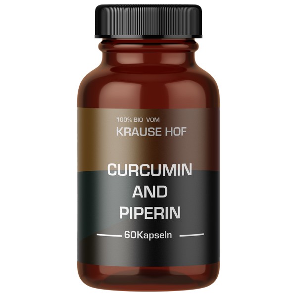 Curcumin & Piperin (90 Kapseln), Krause Hof