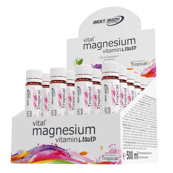 Magnesium Shots (20x25ml), Best Body 