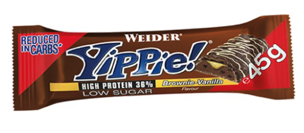 Yippie Protein Riegel (45g), Weider 